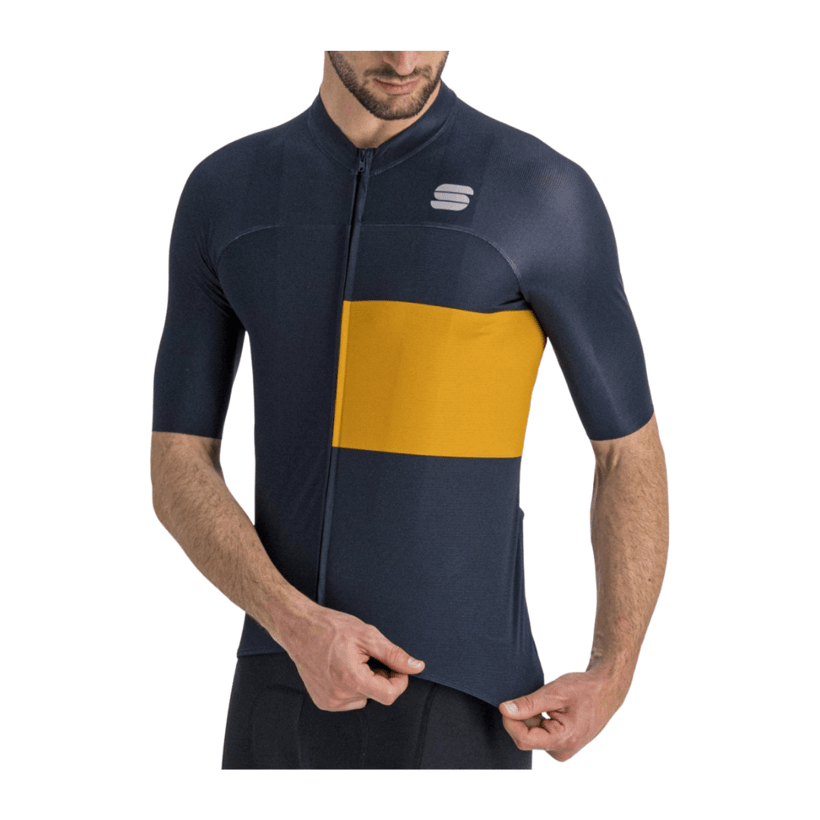 Sportful Snap Jersey Bleu Jaune