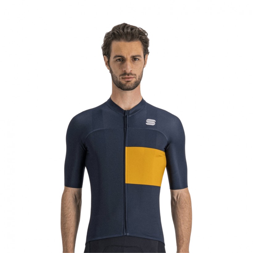 Maillot Sportful Snap Jersey Azul Amarillo