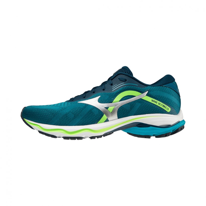 Chaussures Mizuno Wave Ultima 13 Bleu Jaune SS22