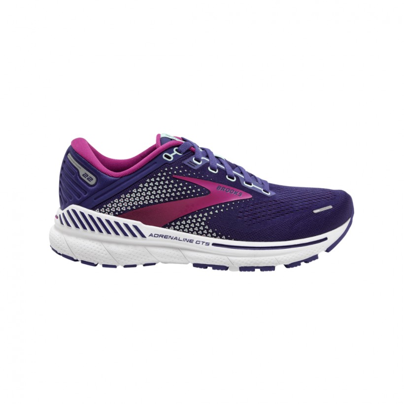 Brooks Adrenaline GTS 22 Purple Pink Women's Shoes SS22