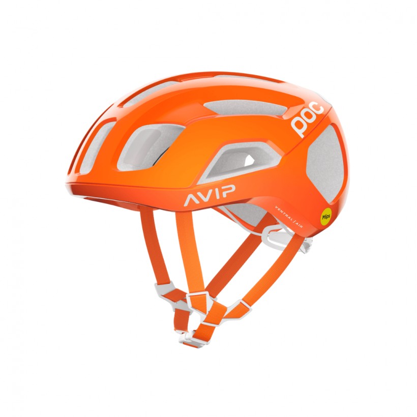 Kask POC Ventral Air Mips Pomarańczowy Biały