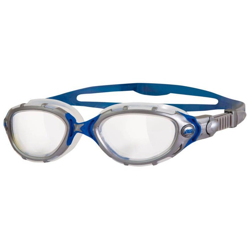 Predator Flex Zoggs Schwimmbrille in Grau und Blau