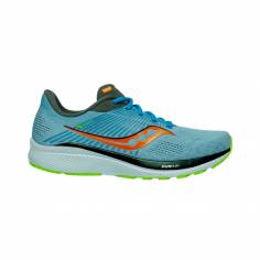 Chaussures Saucony Guide 14 Bleu Vert Orange SS21