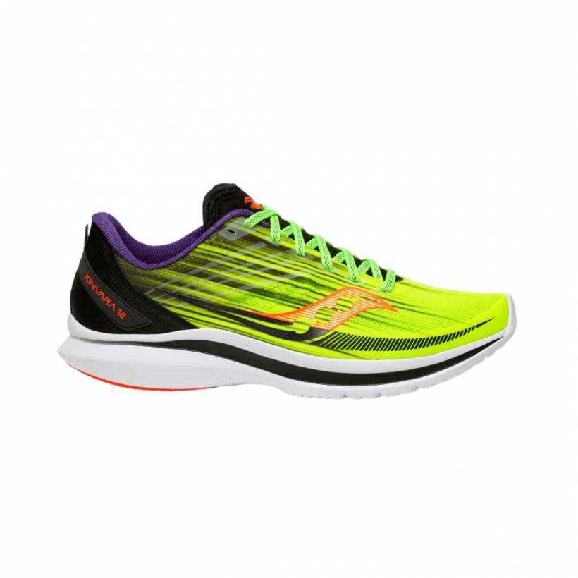 Saucony Kinvara 12 Yellow Fluorescent Shoes