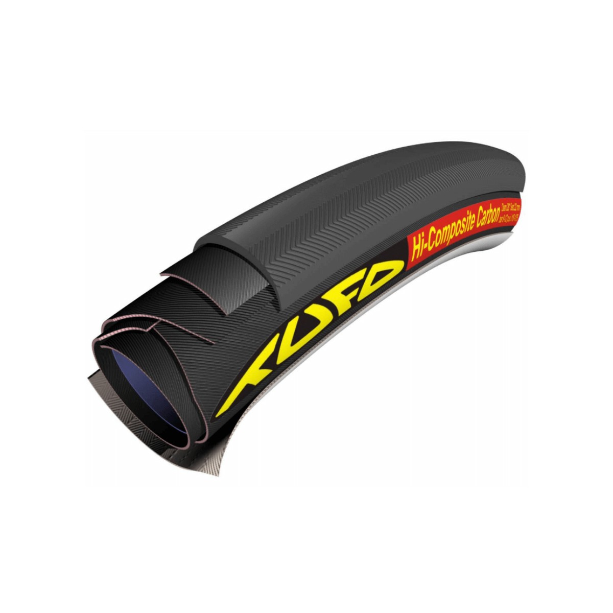 Tufo Carbon Tubular Tire - Hi Composite 700 x 23-25-28, Colour Black, Type mm Black 28 x 23mm