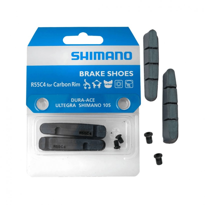 Pastilhas de freio Shimano R55C Ceramica BR-9000 Dura-Ace-Ultegra-105