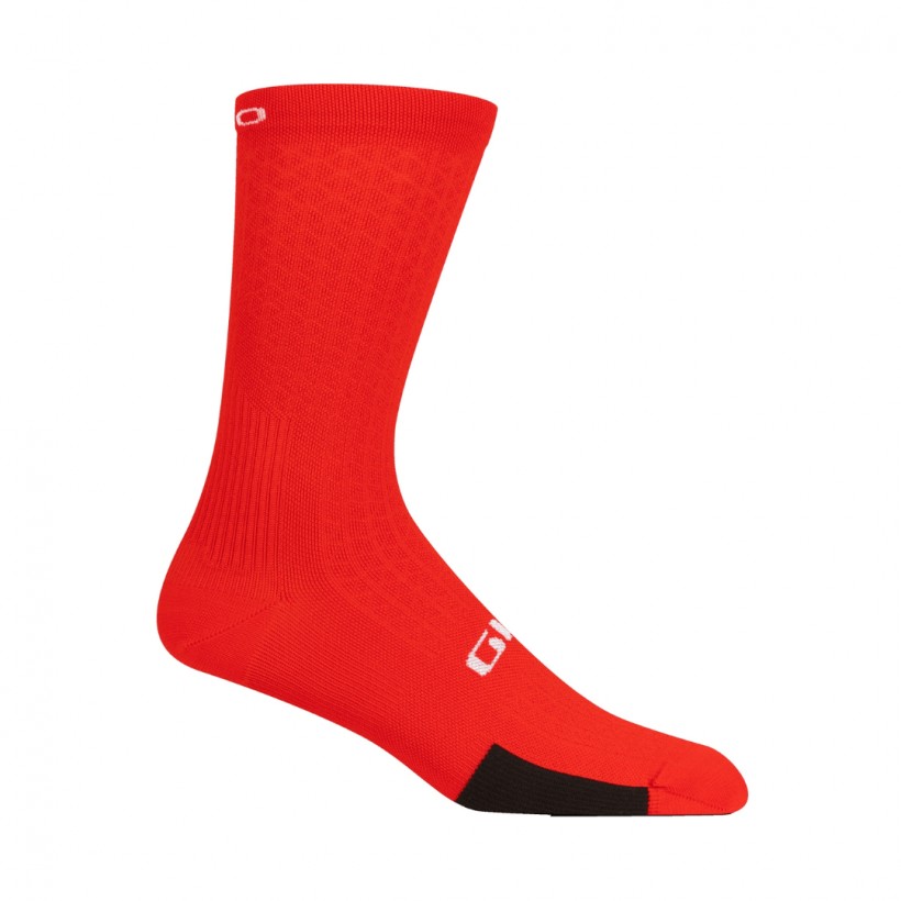 Laufende Socken Giro HRC Team Rot Weiß