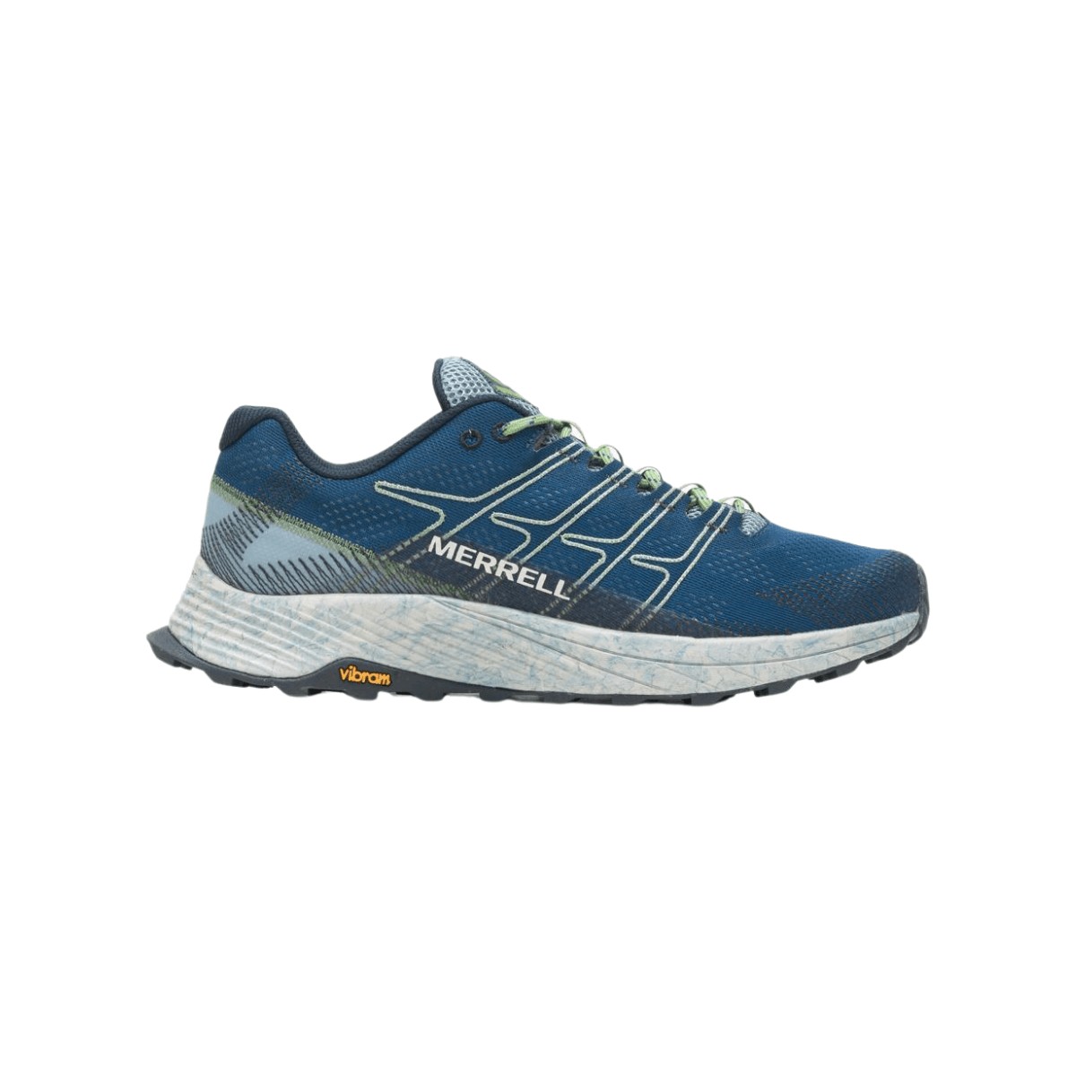 Merrell Moab Flight Shoes Blue Green SS22, Size 45 - EUR