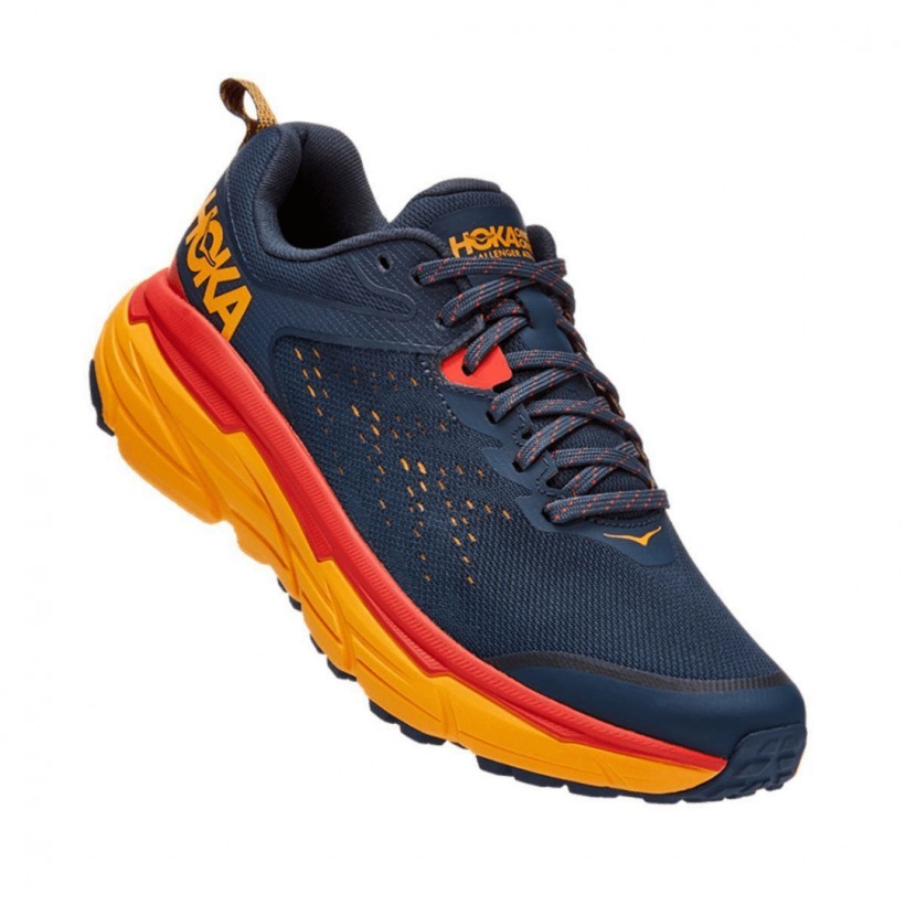 Hoka One One Challenger ATR 6 Shoes Blue Orange SS22