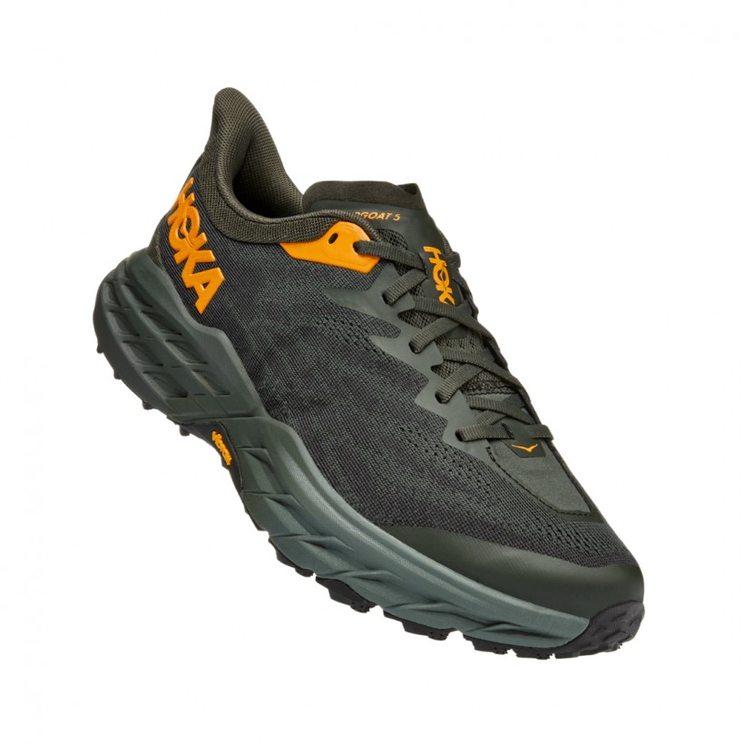 Hoka One One Speedgoat 5 Shoes Dark Green SS22