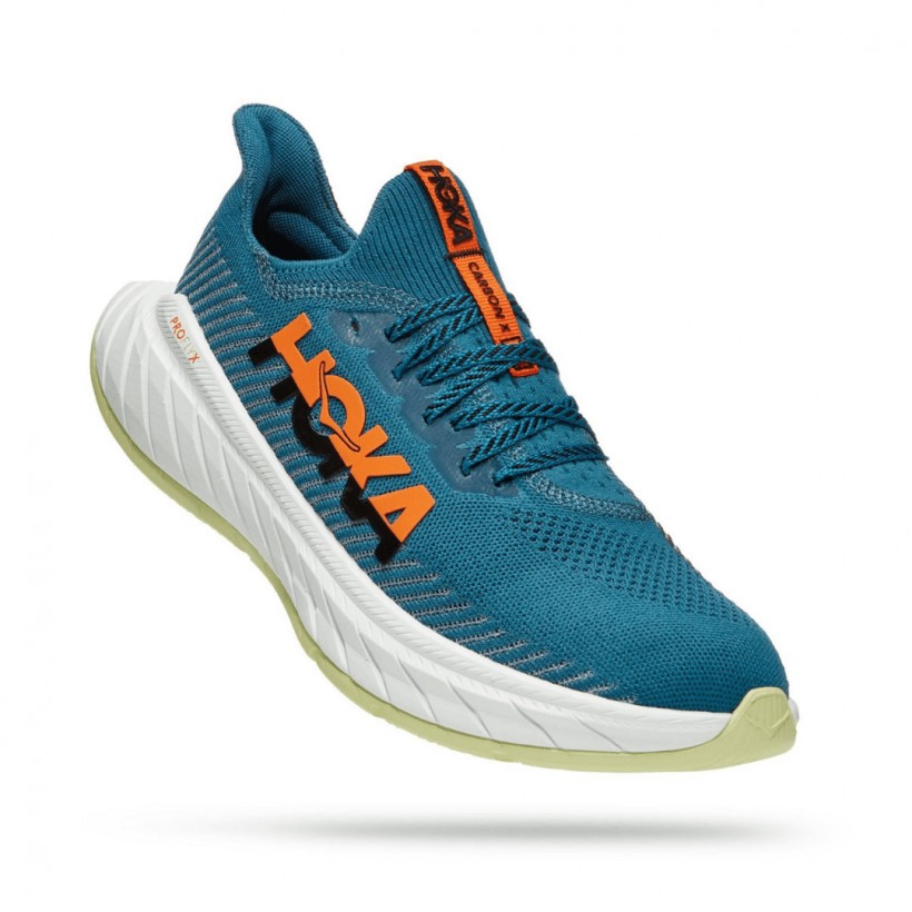 Hoka One One Carbon X 3 Shoes Blue Black SS22