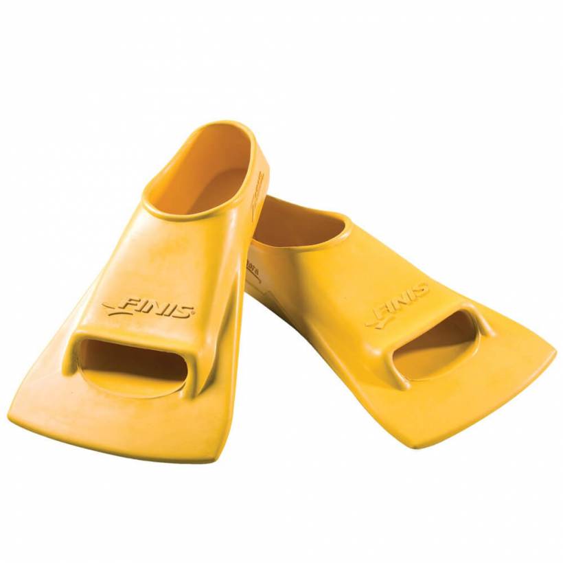 Aletas Cortas de Natación Color Amarillas Finis - Zoomers Gold