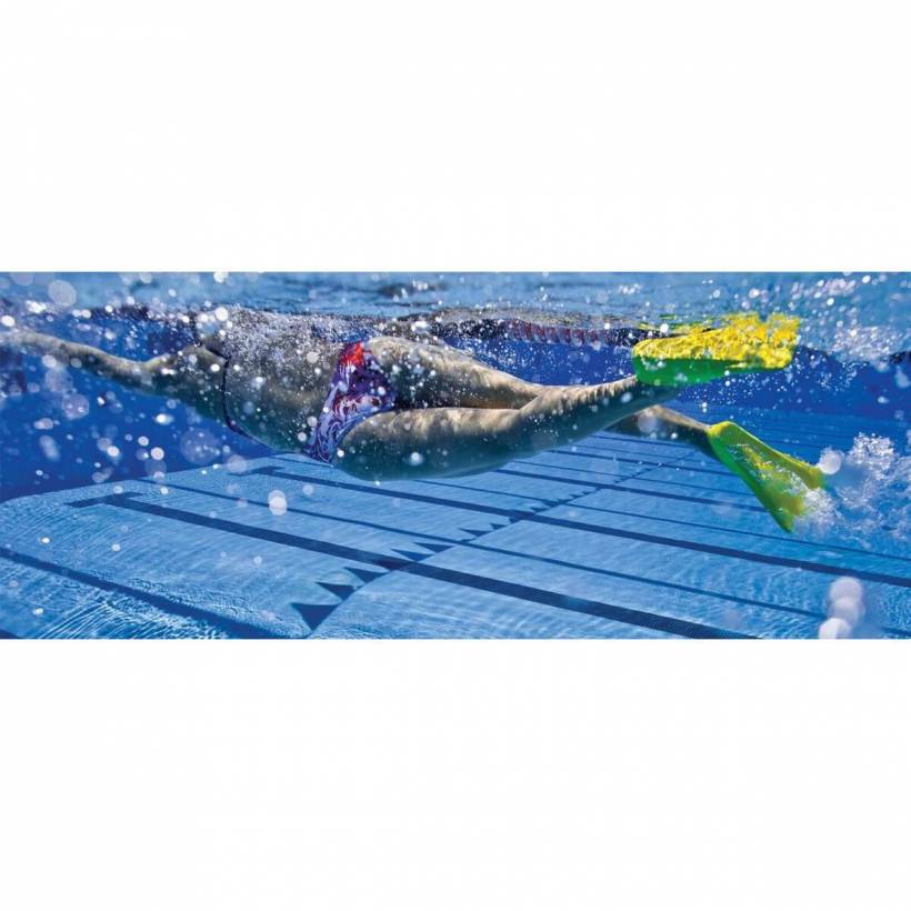 Aletas Cortas de Natación Color Amarillas Finis - Zoomers Gold