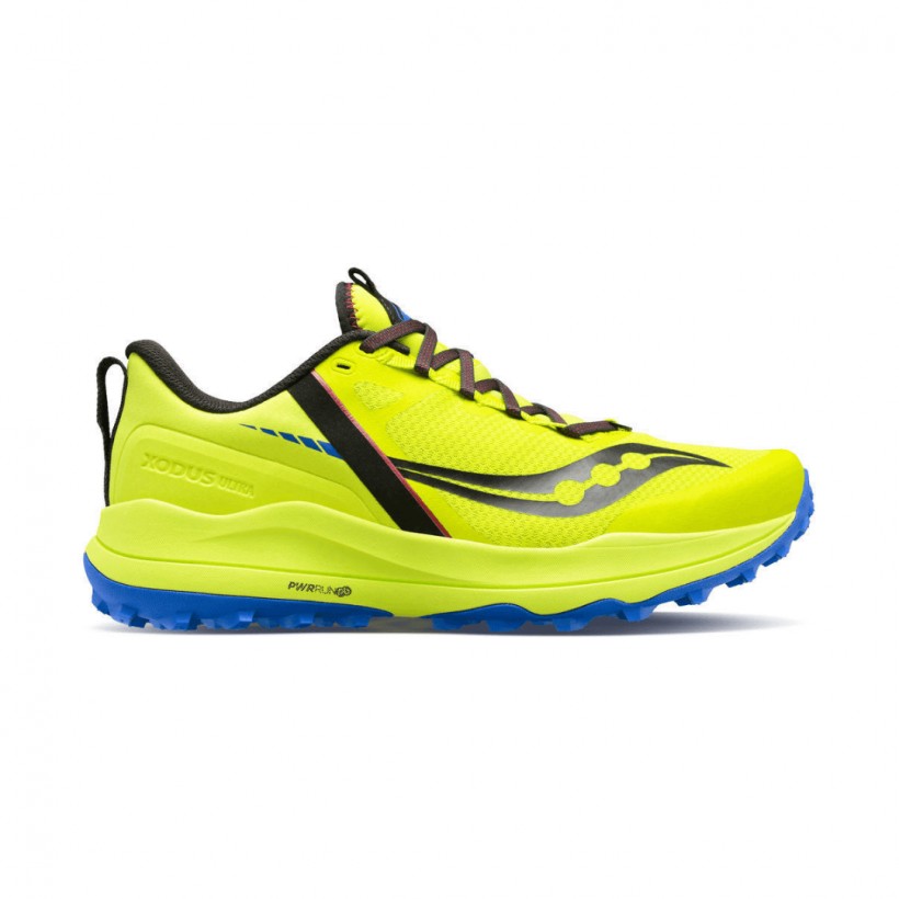 Saucony Xodus Ultra Yellow Blue AW22 Shoes