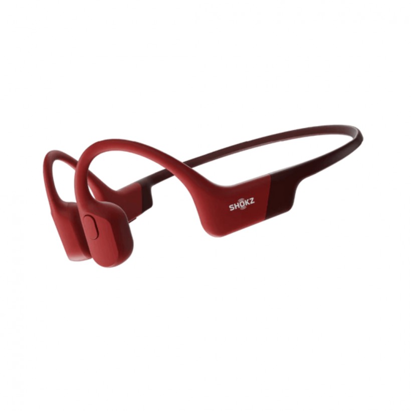 Shokz OpenRun Wireless Headphones Red