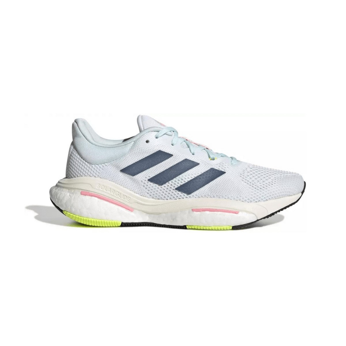 Chaussures Adidas Solar Glide Bleu Clair Rose Femme AW22, Taille UK 6.5