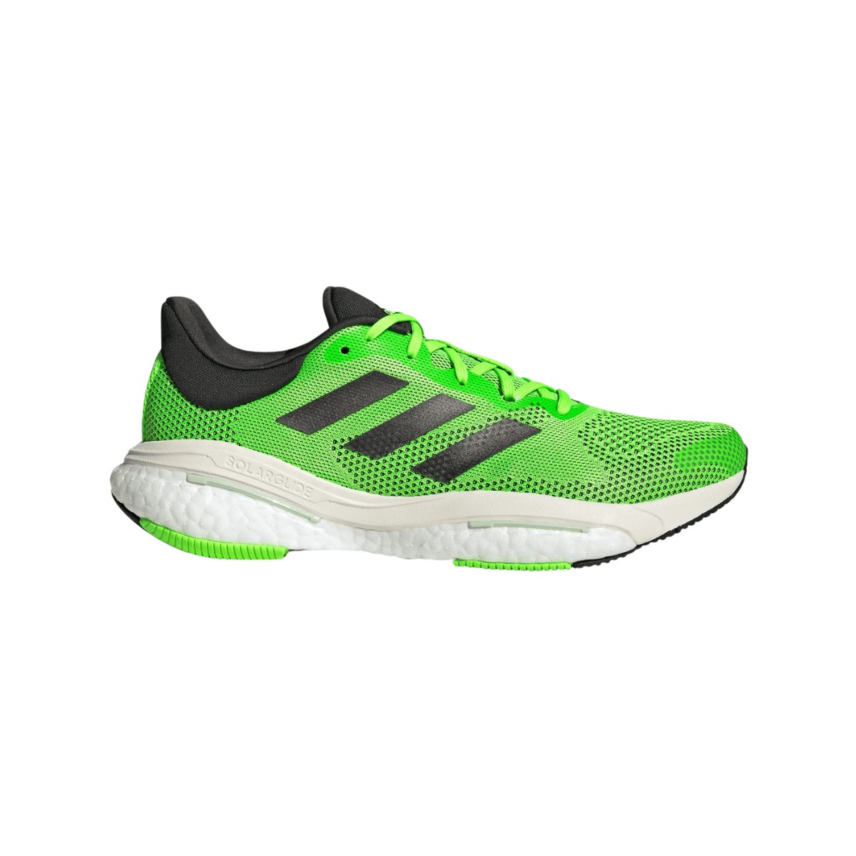 Adidas Solar Glide 5 M Shoes Green Black White AW22, Size UK 8