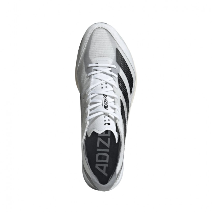 Scarpe da ginnastica Adidas Adizero Adios 7 Bianco Grigio Nero AW22