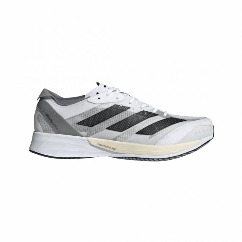 Formadores Adidas Adizero Adios 7 White Grey Black AW22