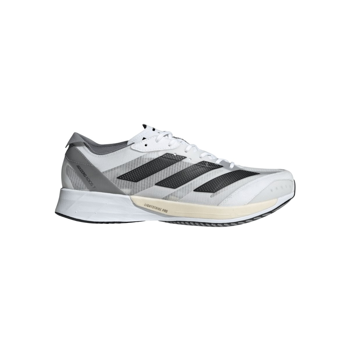 Chaussures Adidas Adizero Adios 7 White Grey Black AW22, Taille UK 11