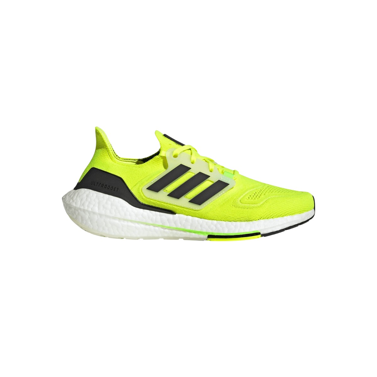 Adidas Ultraboost 22 Shoes Yellow Black AW22, Size UK 8