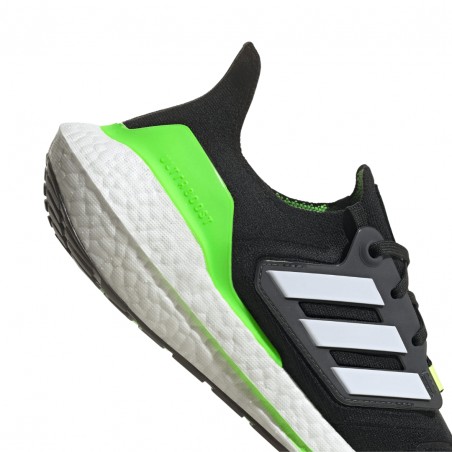 Zapatillas Adidas Ultraboost 22 Negro Blanco Verde SS22