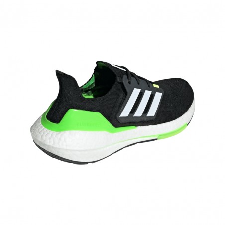 Adidas Ultraboost 22 Shoes Black White Green SS22