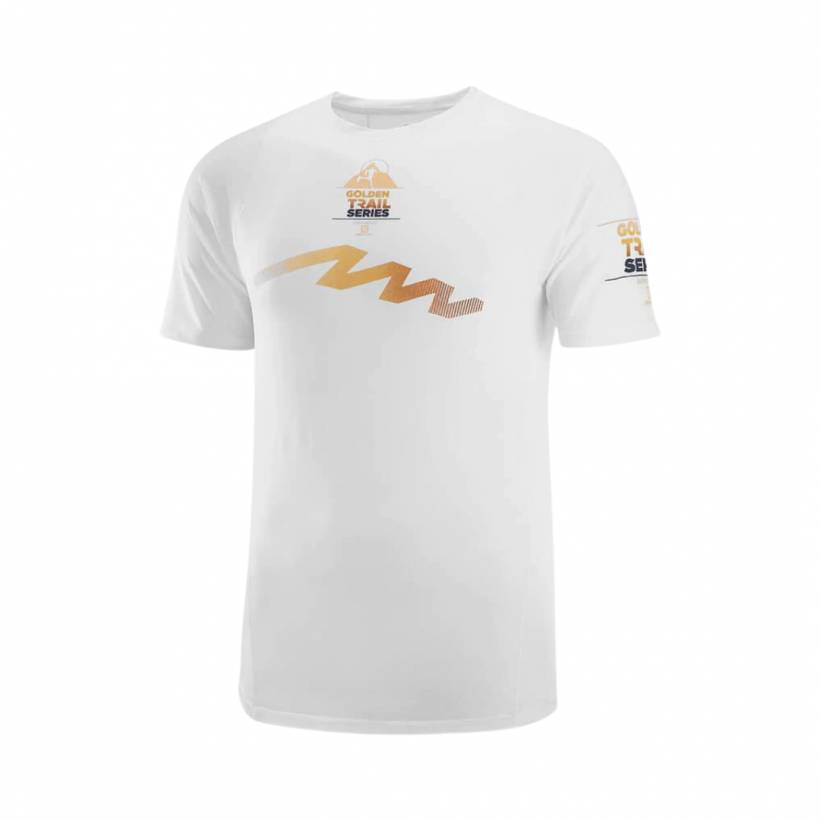 Camiseta Running Salomon Sense Aero Manga Corta Blanco