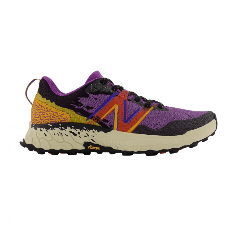 New Balance Fresh Foam X Hierro V7 Shoes Purple Yellow SS22