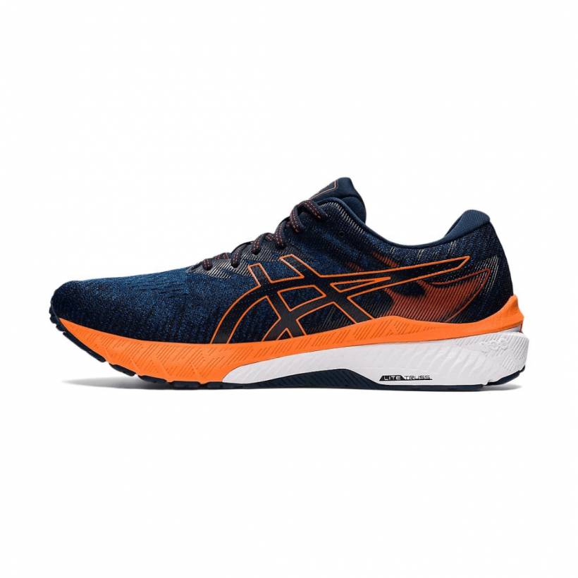 Buty Asics GT-2000 10 niebieski pomarańczowy SS22