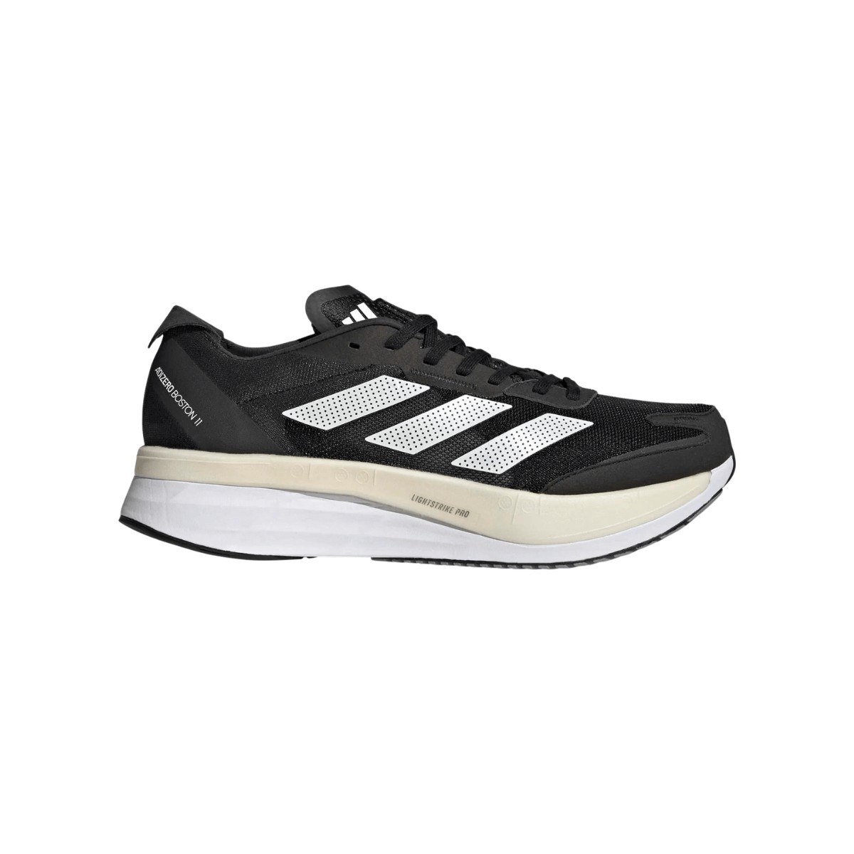 Adidas Adizero Boston 11 Wide Shoes Black Beige AW22, Size UK 7