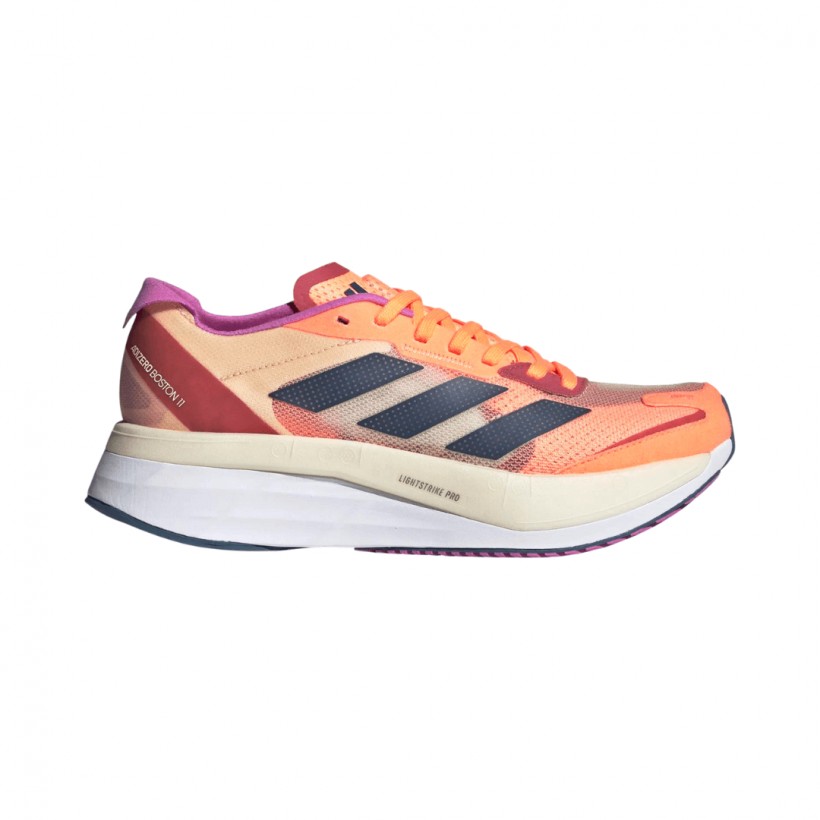 Calçado Adidas Adizero Boston 11 Laranja Mulher AW22