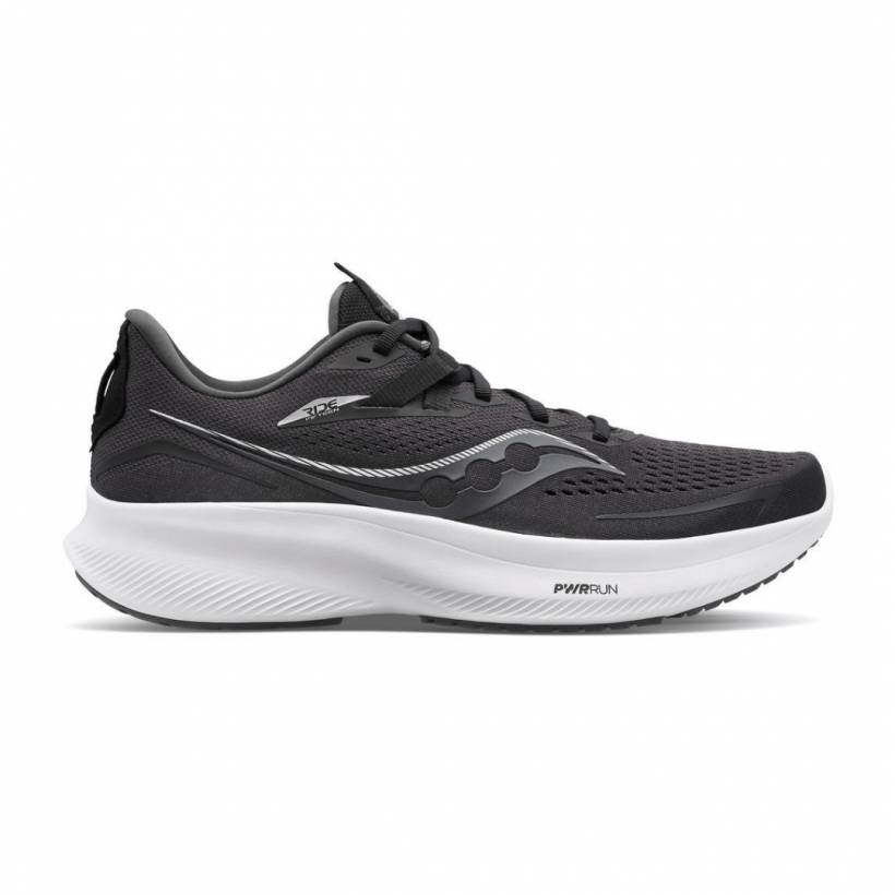 Zapatillas Saucony Ride 15 Negro Blanco SS22