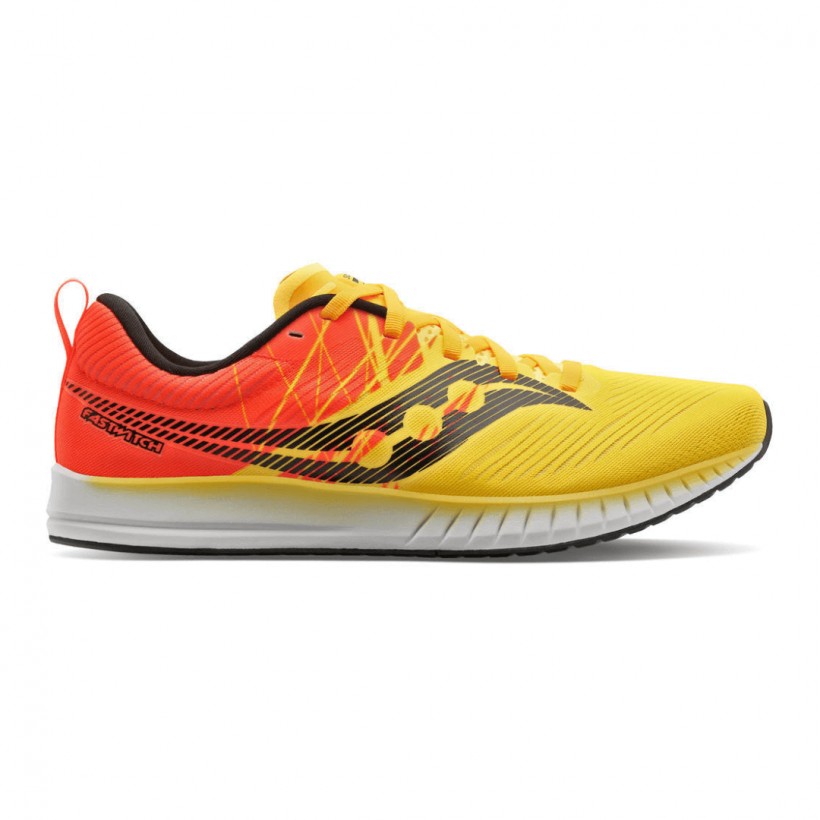 Saucony Fastwitch 9 Shoes Yellow Orange AW22