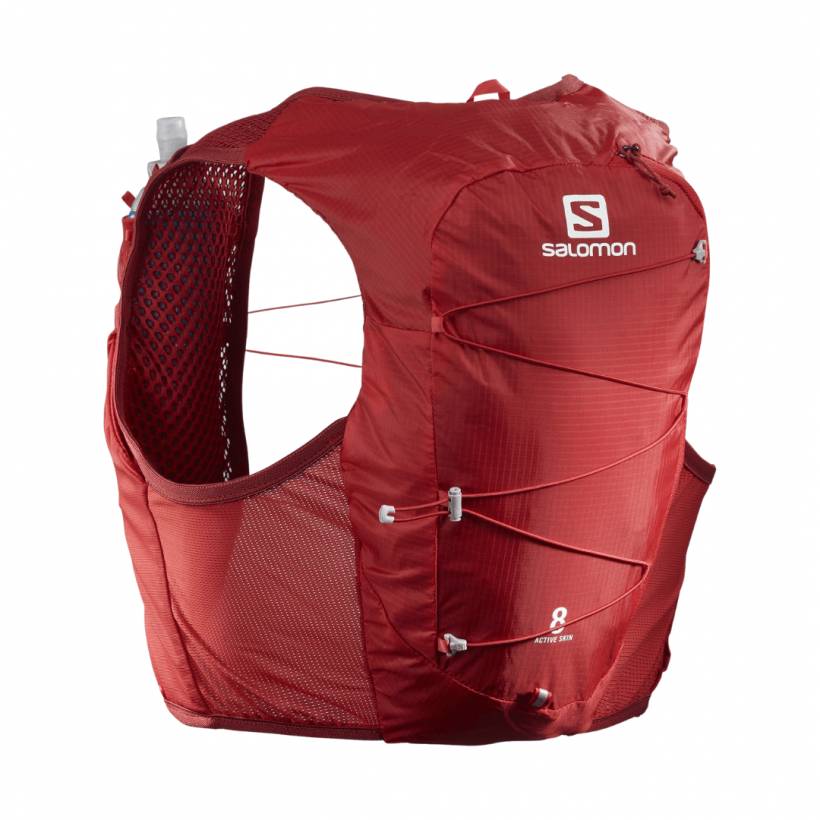 Gilet idratante Salomon Active Skin 8 rosso