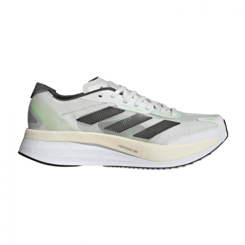 Zapatillas Adidas Adizero Boston 11 Blanco Verde AW22