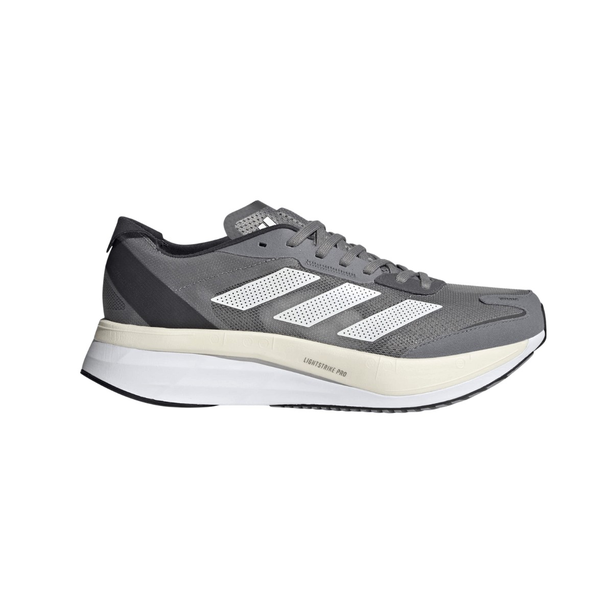 Adidas Adizero Boston 11 Shoes Gray White AW22, Size UK 8