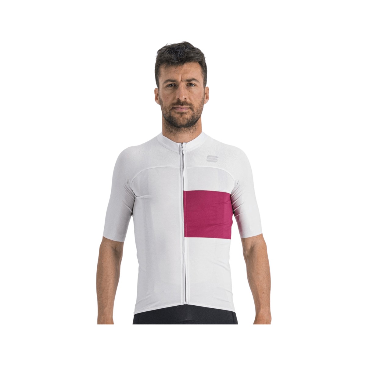 Camisola Sportful Snap Jersey Branco Rosa, Tamanho M