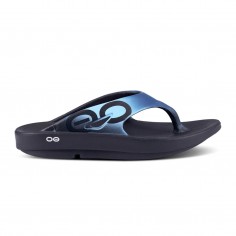 Oofos OOriginal Sport Sandals Black Blue Unisex
