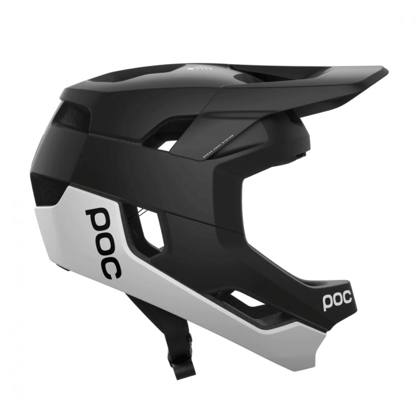 Capacete POC Otocon Race MIPS Preto Branco