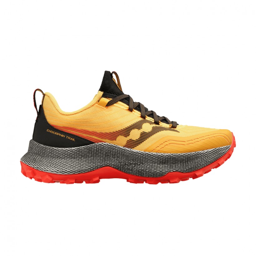 Saucony Endorphin Trail Shoes Yellow AW22