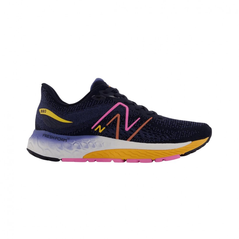 New Balance Fresh Foam X 880 V12 Blue Orange Women SS22 Running Shoes