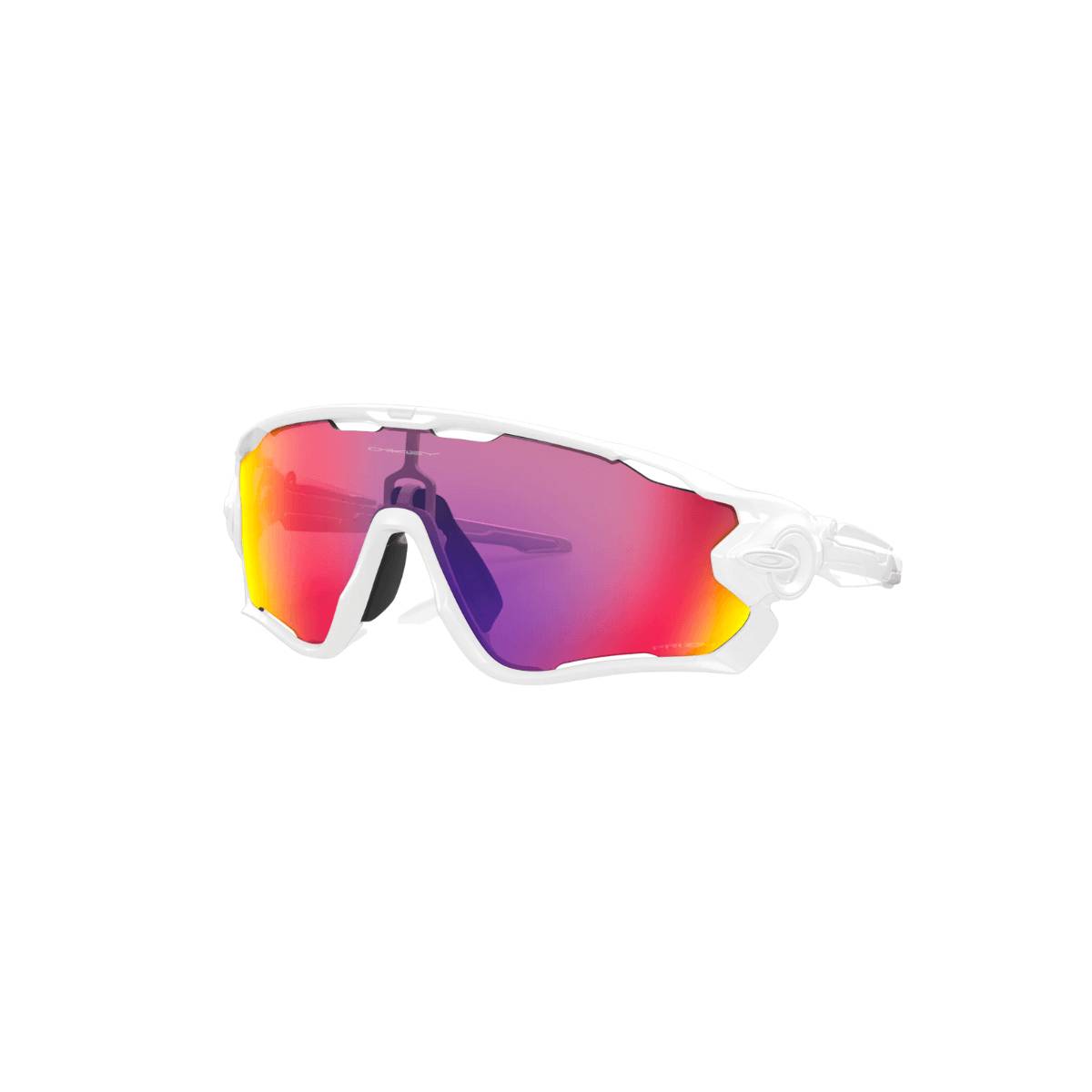 Image of Oakley Jawbreaker Weiß Brille Linsen Prizm Road