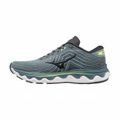 Chaussures Mizuno Wave Horizon 6 Gris Bleu