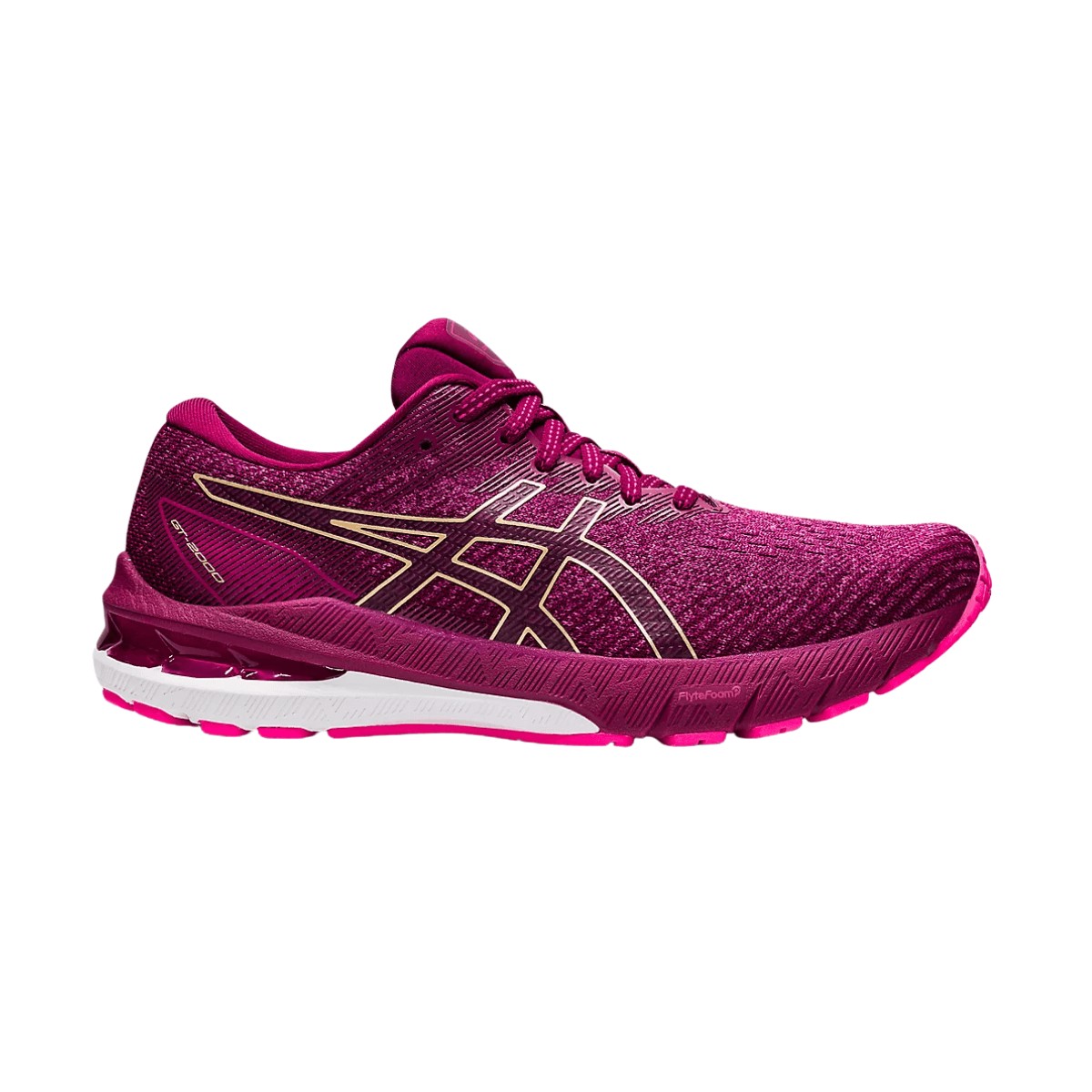 Asics GT-2000 10 Women's Shoes Pink Gold SS22, Size 37,5 - EUR