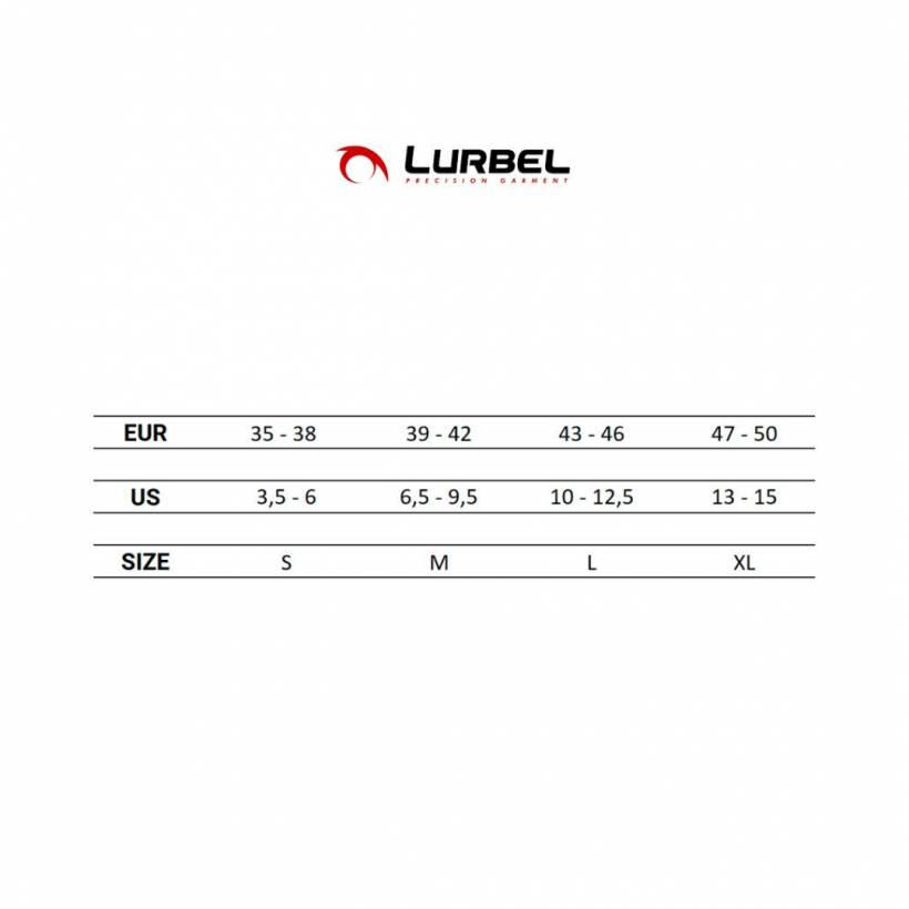 Calcetines Lurbel Gravity rojo negro