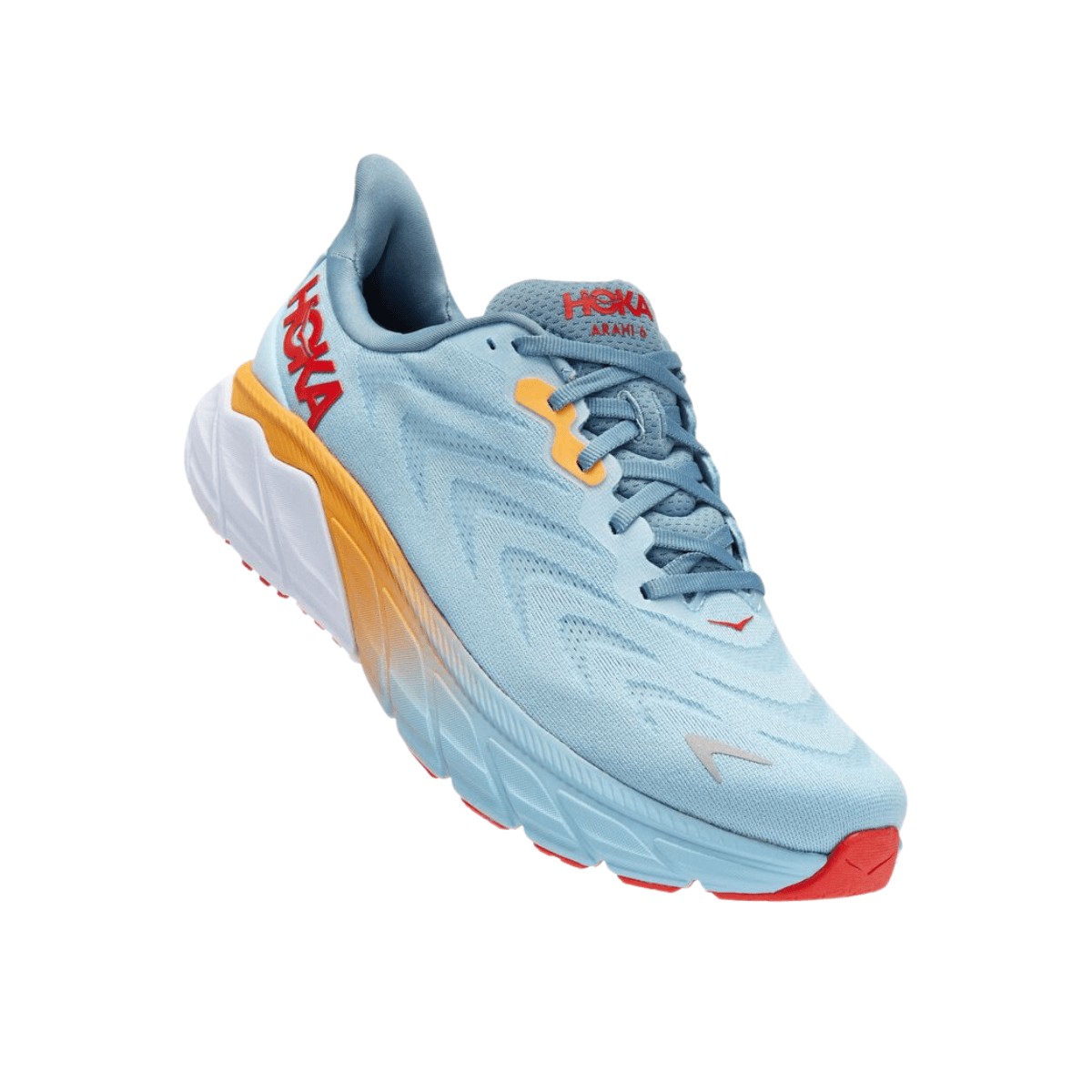 Hoka One One Arahi 6 Shoes Blue Orange AW22, Size EU 46