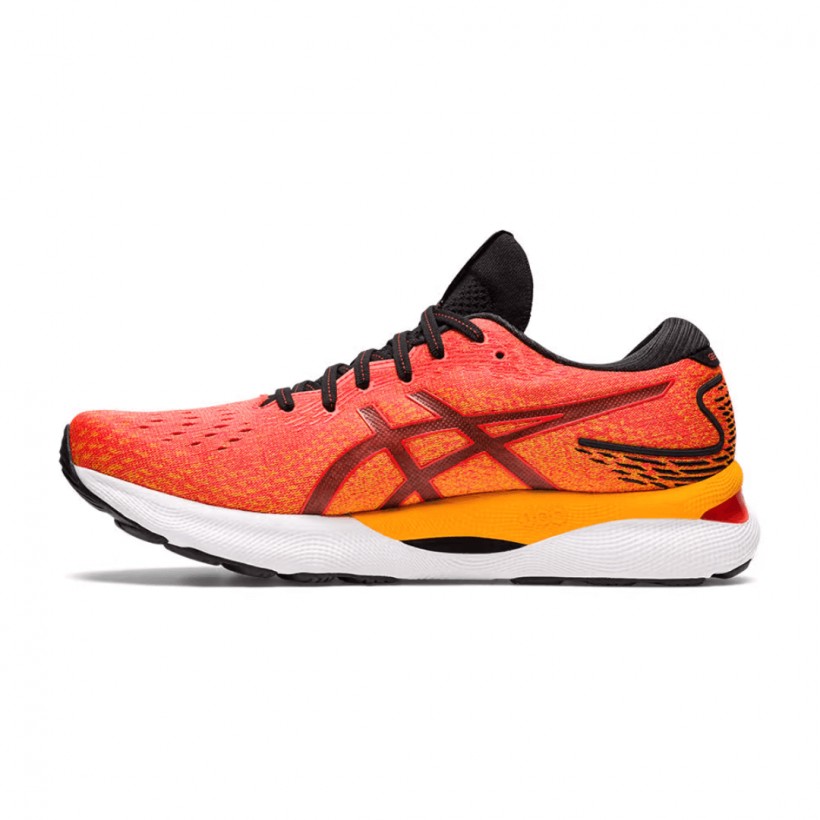 Asics Gel-Nimbus 24 Laufschuhe Orange Weiß SS22