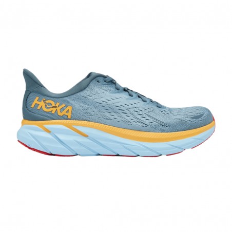 Hoka One One Clifton 8 Shoes Blue Orange AW22