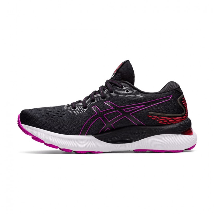 Asics Gel-Nimbus 24 Noir Blanc SS22 Femme Chaussures Running